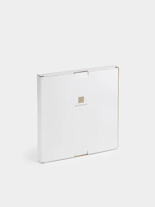 Түскі ас тәрелкесі, 28 см, фарфор N, ақ, алтын жиектері бар, Анар мен апельсин, Christmas miracle, image-5