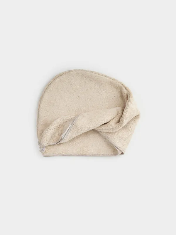 Шашқа арналған шәрпі-орамал, 60х23 см, флис, сарғылт-қоңыр, Showy, image-0