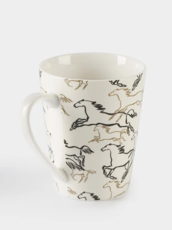 Кружка, 420 мл, Лошади, Horse, image-1