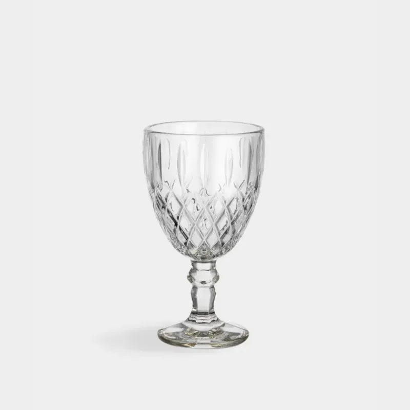 Шарап бокалы, 300 мл, шыны Р, сары градиент, Rhomb gradient