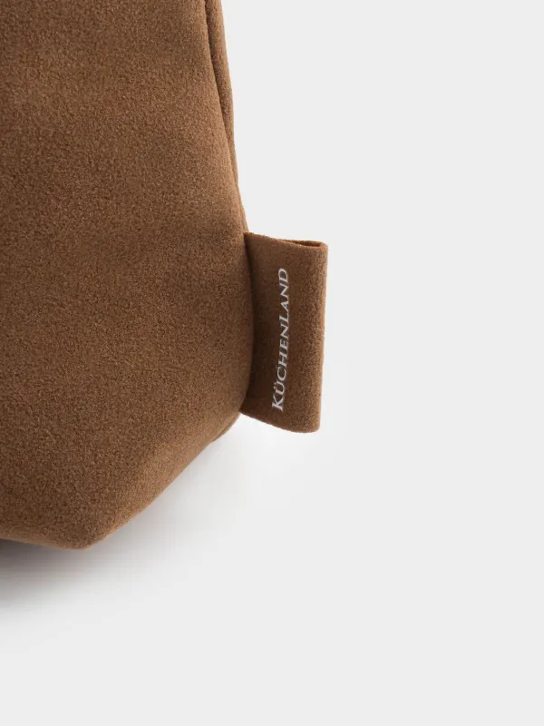 Косметичка, 20х12 см, полиуретан, песочная, Krast, image-2