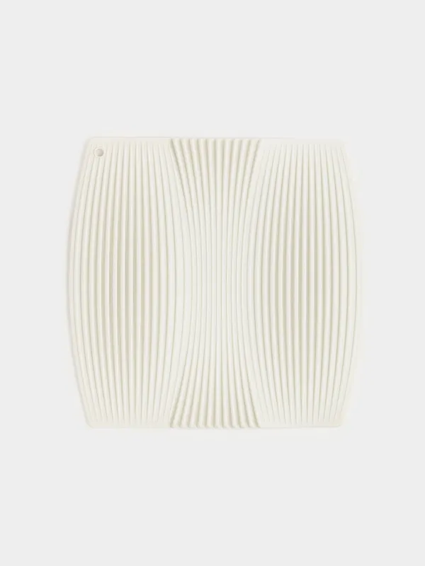 Ыстыққа арналған ұстағыш-тұғыр, 20 см, төртбұрышты, силикон, сарғылт-қоңыр, Wavelet, image-0