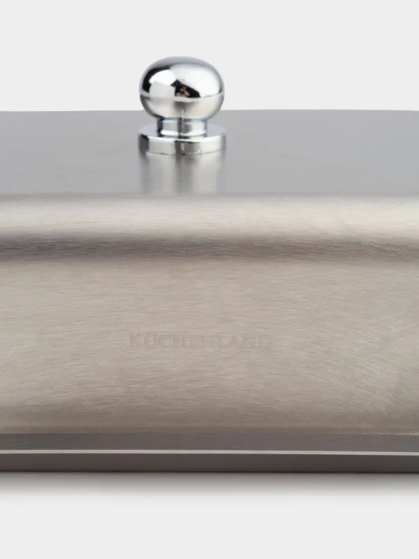 Май ыдысы, 18 см, болат, тік бұрышты, Classic, image-6