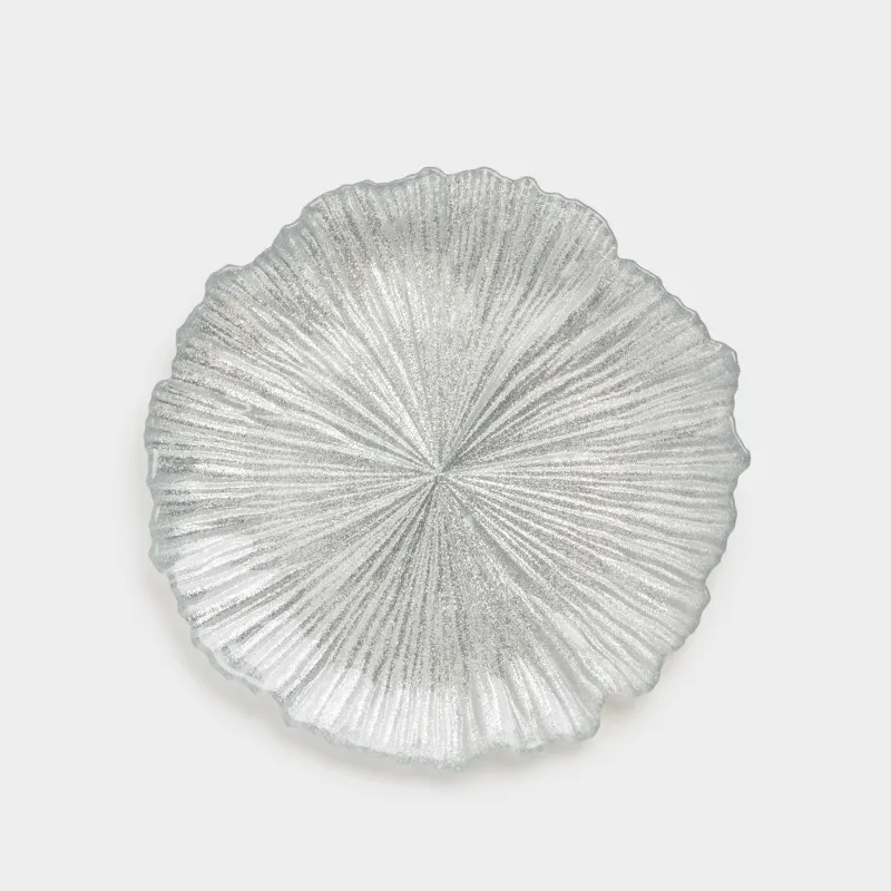 Тіскебасар тәрелкесі, 21 см, шыны Р, күміс түстес, Verge