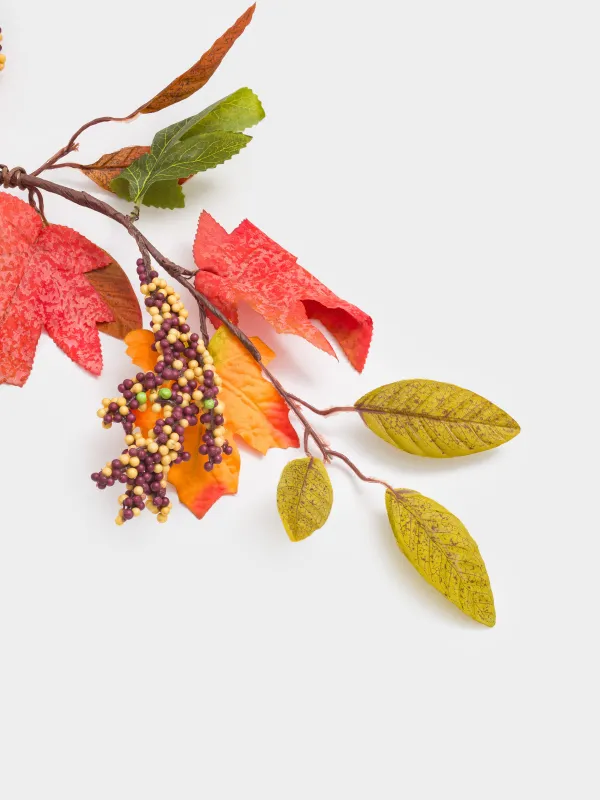 Сәндік бұтақ-гирлянд, 1,1 м, көбік/пластик, Асқабақ және жапырақтар, Forest symphony decor, image-3