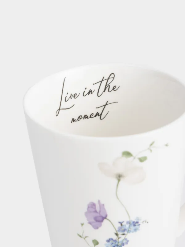 Саптыаяқ, 420 мл, фарфор N, ақ, Дала гүлдері, Cowslip, image-2