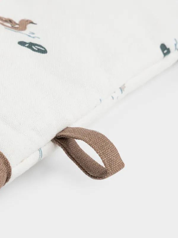 Прихватка-варежка, молочная, Ducks in pond, image-2