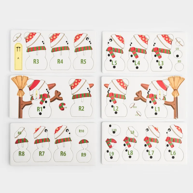 Шығармашылыққа арналған жиынтық, 8х8 см, 3D-конструктор, картон, Ақшақар, Childhood, image-1