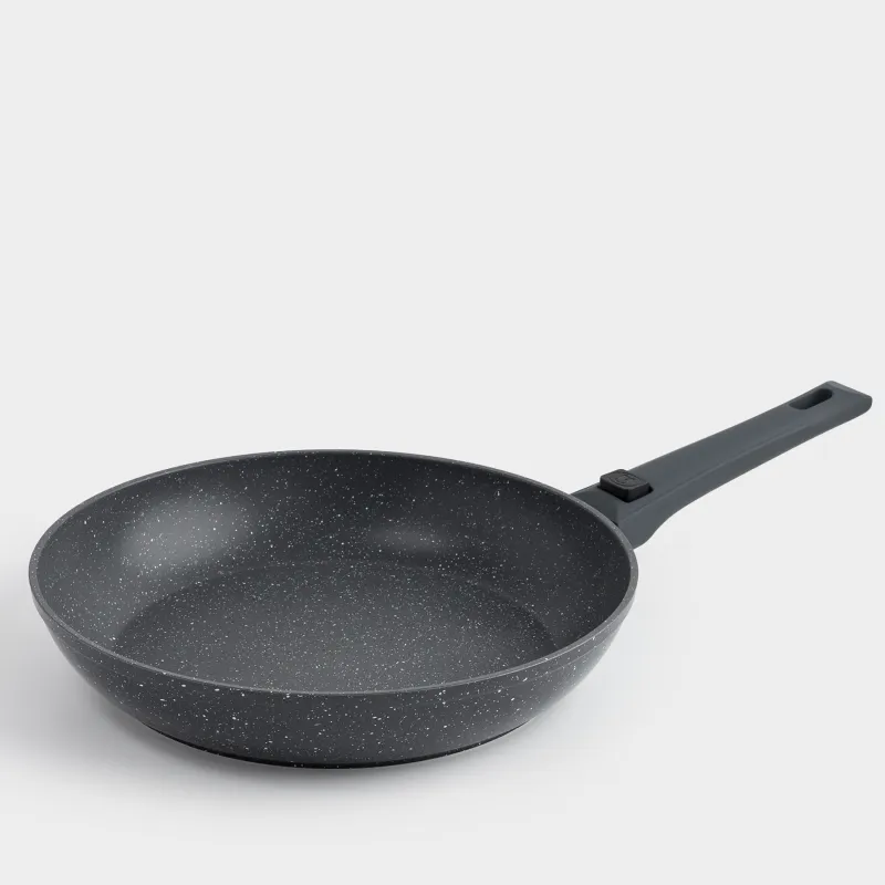 Сковорода, 28 см, съемная ручка, с покрытием, алюминий, Scandia