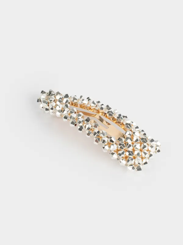 Шаш қыстырғыш, 7 см, металл, моншақтар, Jewelry crystal, image-2