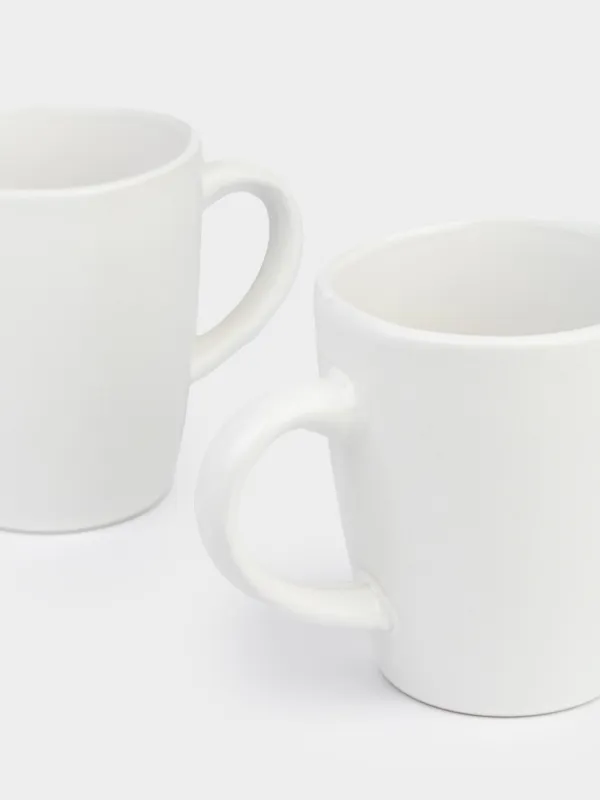 Саптыаяқ, 440 мл, 2 дана, тас керамика, сүт түстес, дақты, Жарық нүктелер, Devli, image-2