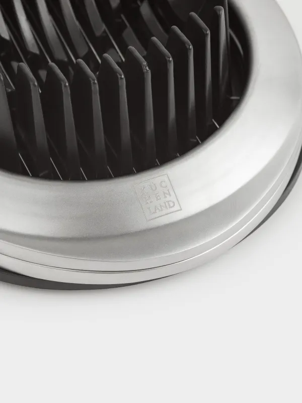 Яйцерезка, 11 см, 2 в 1, металл/пластик, серебристо-черная, Start, image-8