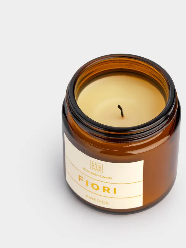 Свеча ароматическая, 6 см, в подсвечнике, Fireside, Fiori, image-2