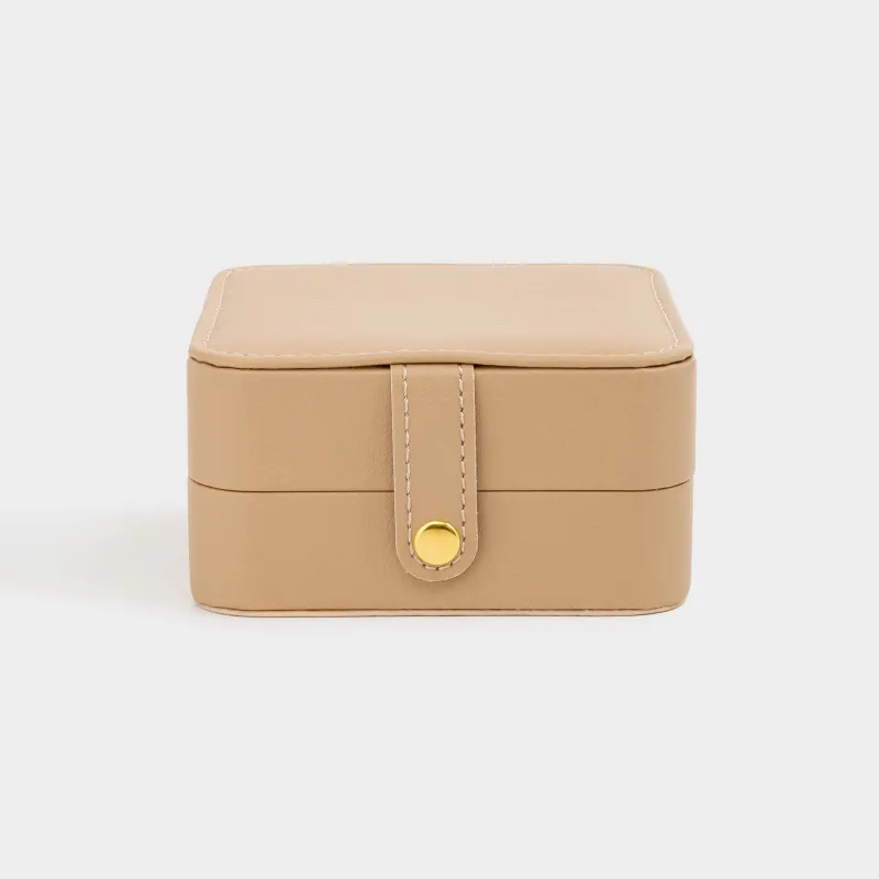 Зергерлік қобдиша, 11х11 см, жасанды былғары/МДФ, сарғылт-қоңыр, Premiere small, image-4