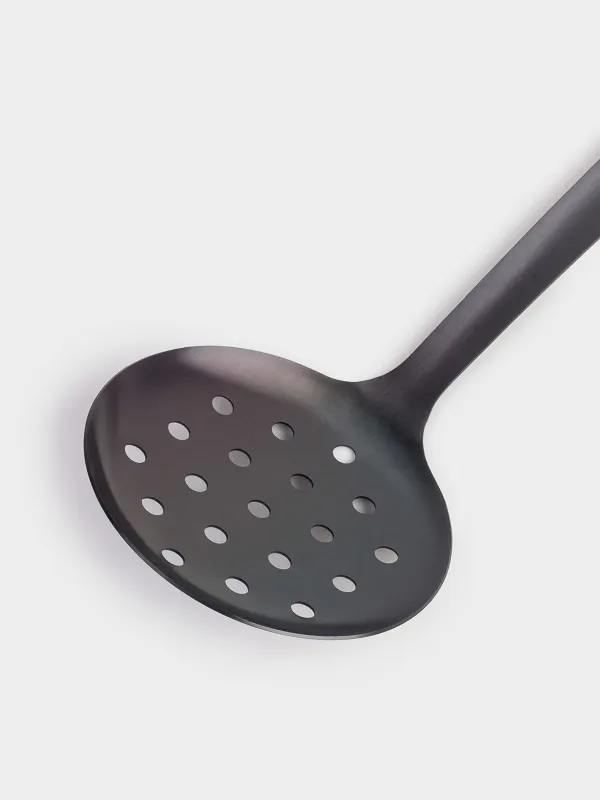 Шумовка, 35 см, сталь, темно-серая, Titanium, image-2