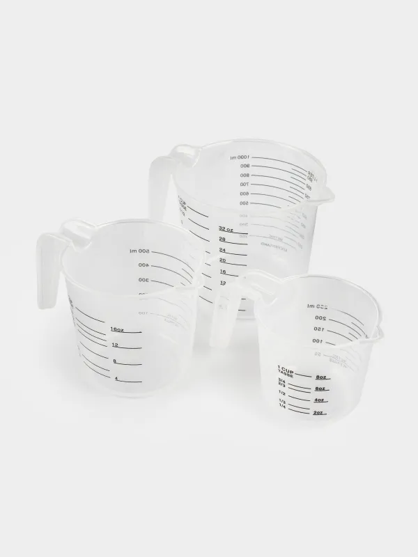 Өлшеу ыдыстарының жиынтығы, 3 дана пластик, Bakery, image-6