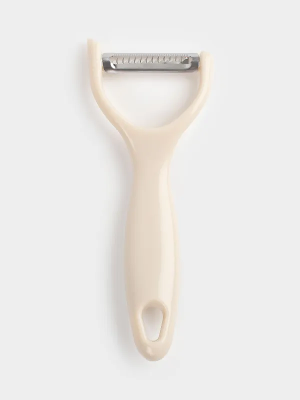 Нож для нарезки соломкой, 17 см, сталь/пластик, молочный, Regular, image-1