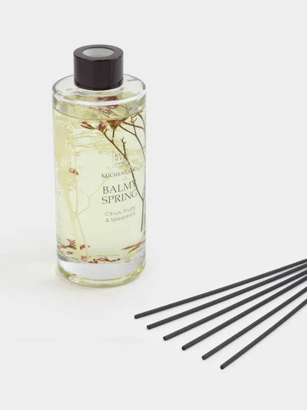 Хош иісті диффузор, 180 мл, кептірілген гүлдермен, Citrus, Fruity & Spearmint, Balmy spring, image-4