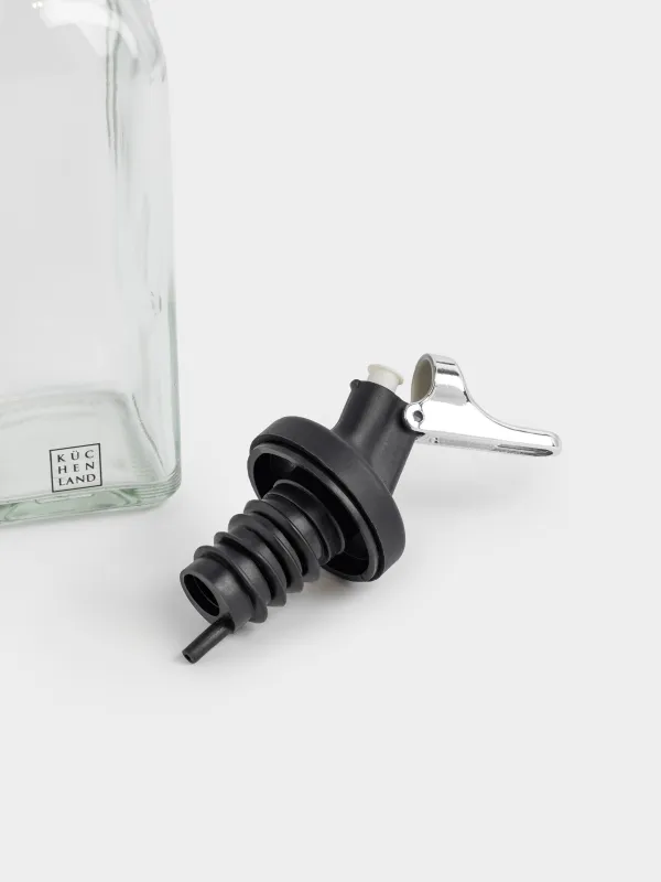 Набор для масла и уксуса, 150 мл, 2 шт, на подставке, стекло/металл, Comfort, image-5