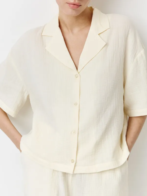 Рубашка женская, укороченная, Allison, image-1