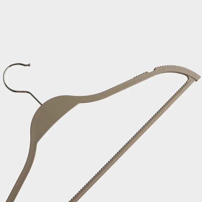 Балалар киім ілгіші, 32 см, 5 дана, қапталған пластик, мокко, New house, image-4