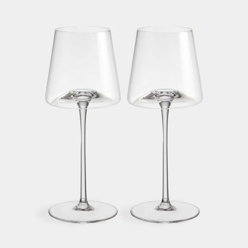 Бокал для красного вина, 430 мл, 2 шт, стекло, Savelli