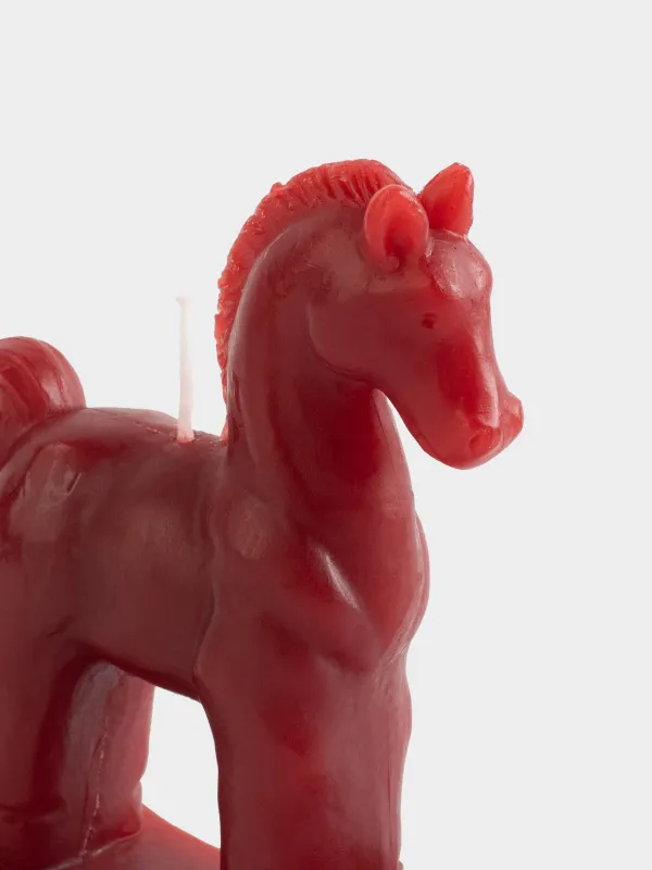 Свеча, 12 см, Лошадка, Antique horse, image-3