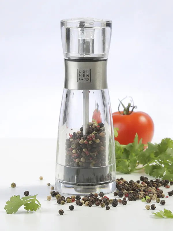 Мельница для специй, 17 см, механическая, акрил, Classic, image-7