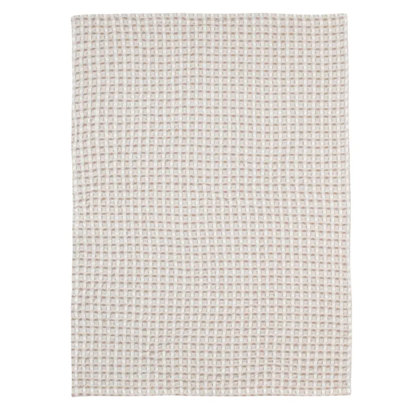 Ас үй сүлгісі, 40x60 см, мақта, қоңыр, Waffle