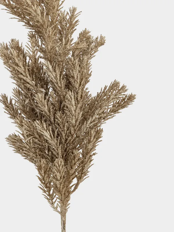 Сәндік бұтақ, 60 см, пластик, шампан, Қылқан инелер, Conifer champagne, image-2