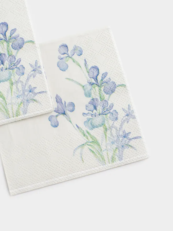 Қағаз майлықтар, 21х21 см, 20 дана, шаршы, ақ, Құртқашаш, Iris garden, image-4