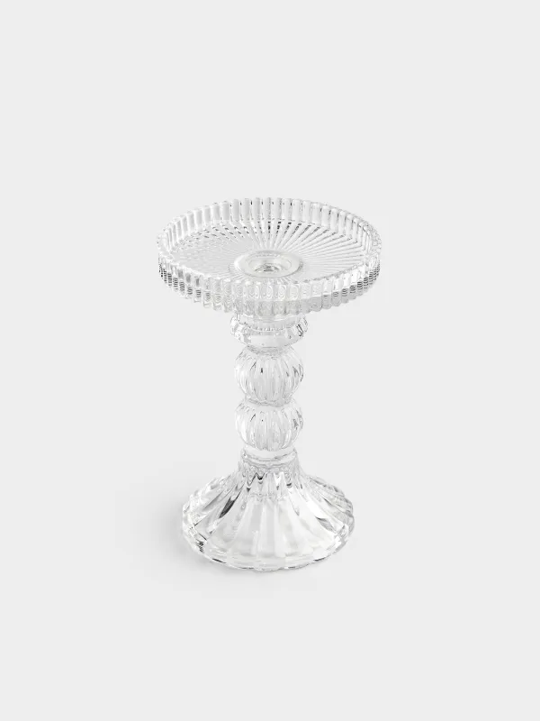 14 см, цилиндрлік/жіңішке майшамға арналған, аяғы бар, жиналмалы, шыны Р, Ribby, image-1