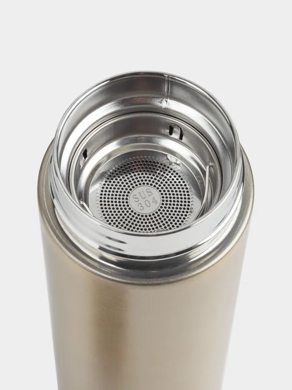 Термос, 500 мл, с термометром, сталь/пластик, золотистый, Celsius, image-3