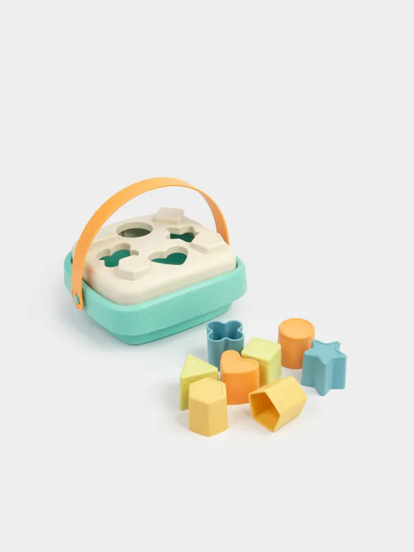 Игрушка-сортер, 17 см, растительное волокно/пластик, Kiddy, image-0