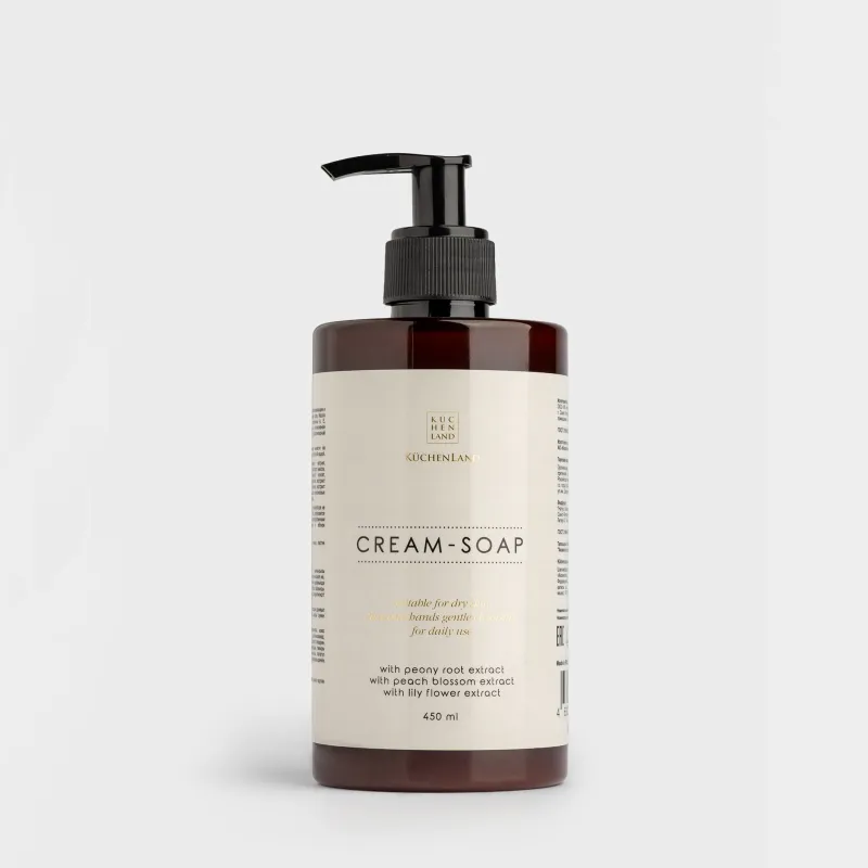 Крем-сабын, 450 мл, мөлшерлегіші бар, гүлді, Perfect care