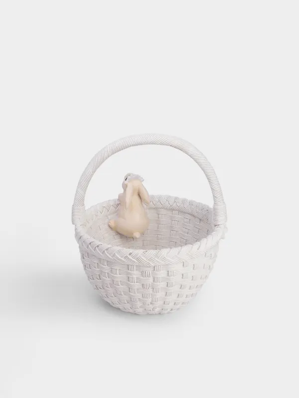 Конфетница, 21х24 см, Кролики в корзинке, Natural Easter, image-4