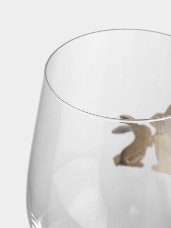 Стақан, 12 см, 510 мл, шыны/металл, Қояндар, Verset, image-4