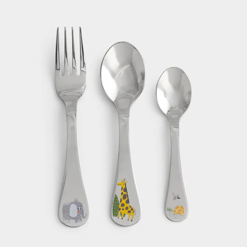 Ас құралдары, балалар, 1 тұлға, 3 зат, болат, Жануарлар, Jungle