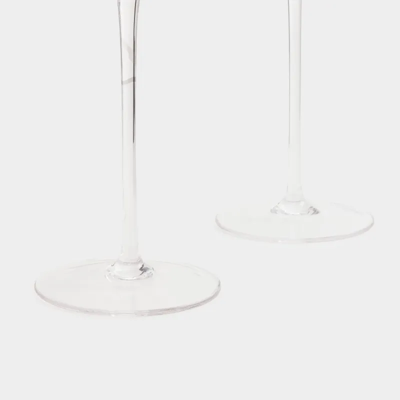 Шампан бокалы, 220 мл, 2 дана, шыны, сұр, Filo R color, image-2