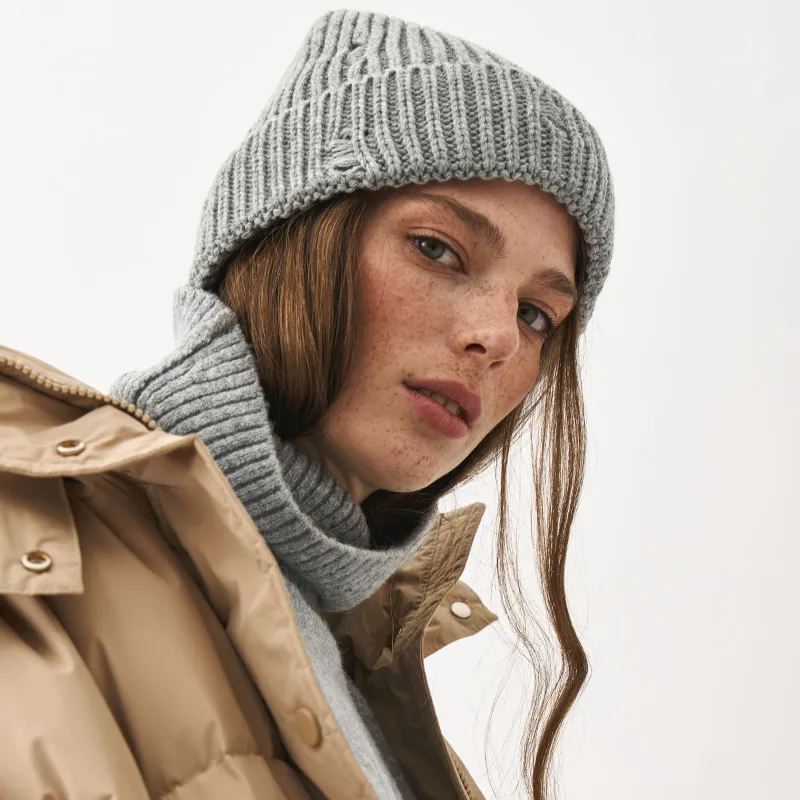 Әйелдер бас киімі, бірыңғай өлшем, акрил/полиэстер, сүт түстес, Knitting