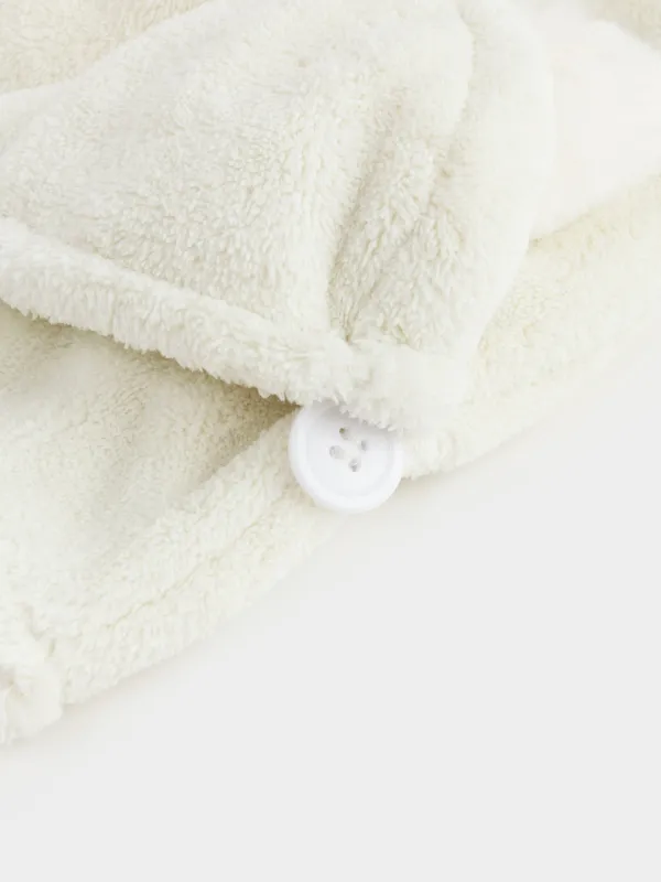 Балаларға арналған шашқа арналған орамал тақия, 53х24 см, жүн, сарғылт-қоңыр, құлақ, Teddy, image-4