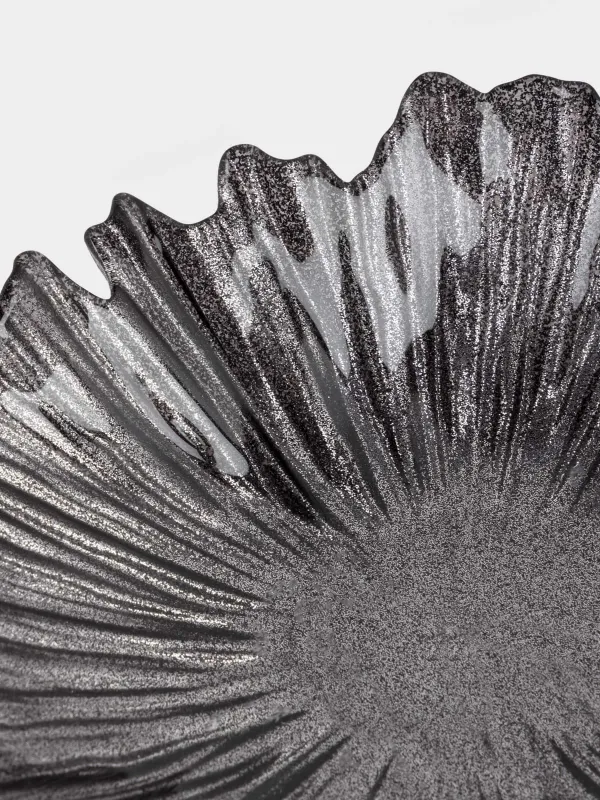 Терең ыдыс, 21х5 см, шыны Р, сұр, Verge, image-3