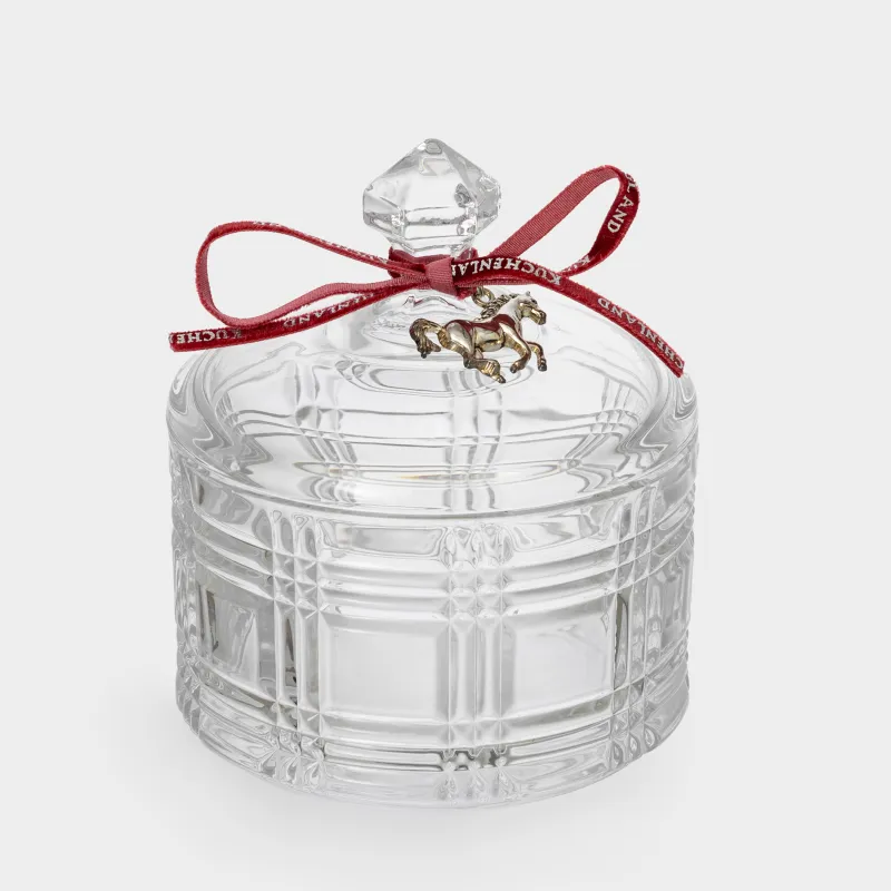 Сақтау ыдысы, 12х см, 250 мл, аспасы бар, шыны Р, Жылқы, Zero