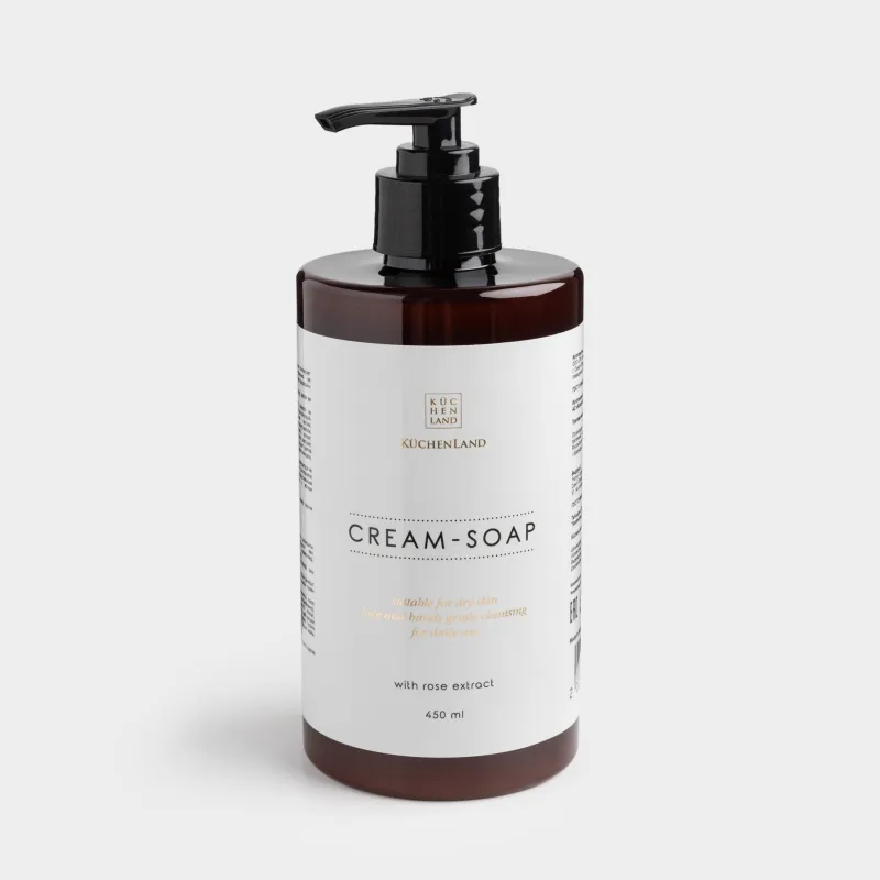 Крем-сабын, 450 мл, мөлшерлегіші бар, Раушан, Perfect care