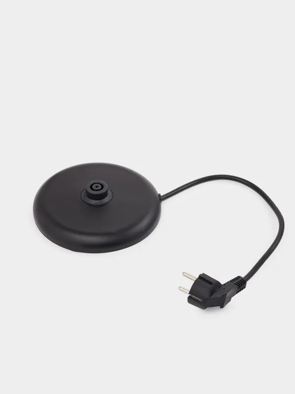 Электр шайнек, 1 л, 900-1100 Вт, шыны Б/пластик, жарықпен, қара, Progress plus, image-4