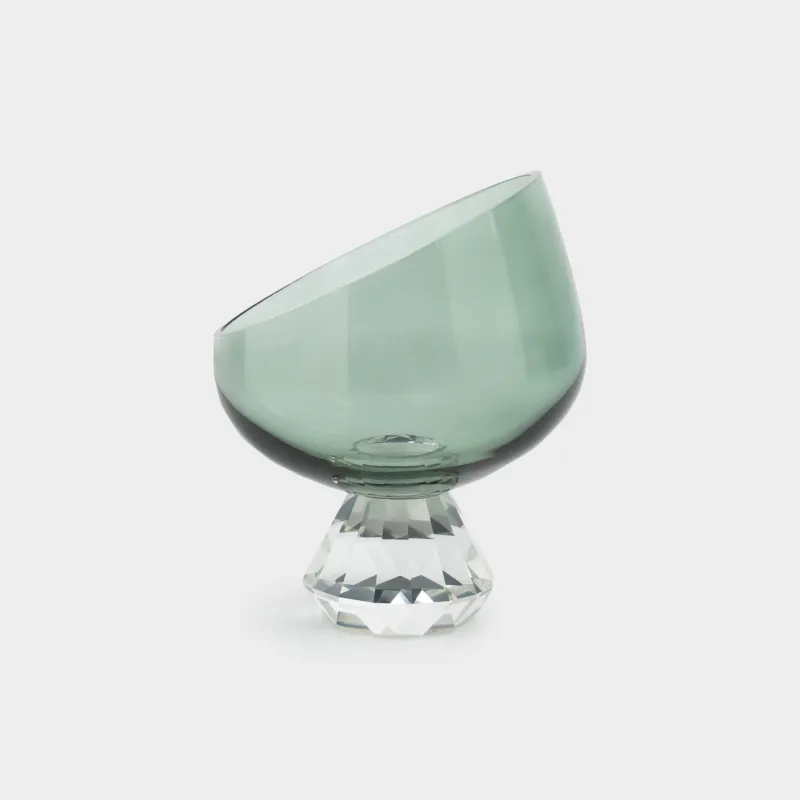 Конфетница, 13х17 см, на ножке, стекло, Charm L