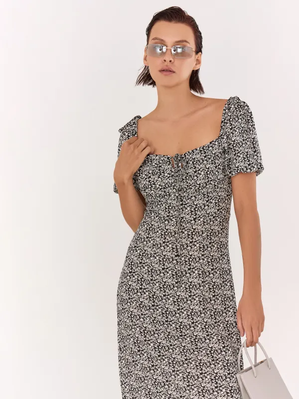 Платье женское, с коротким рукавом, Drina, image-1