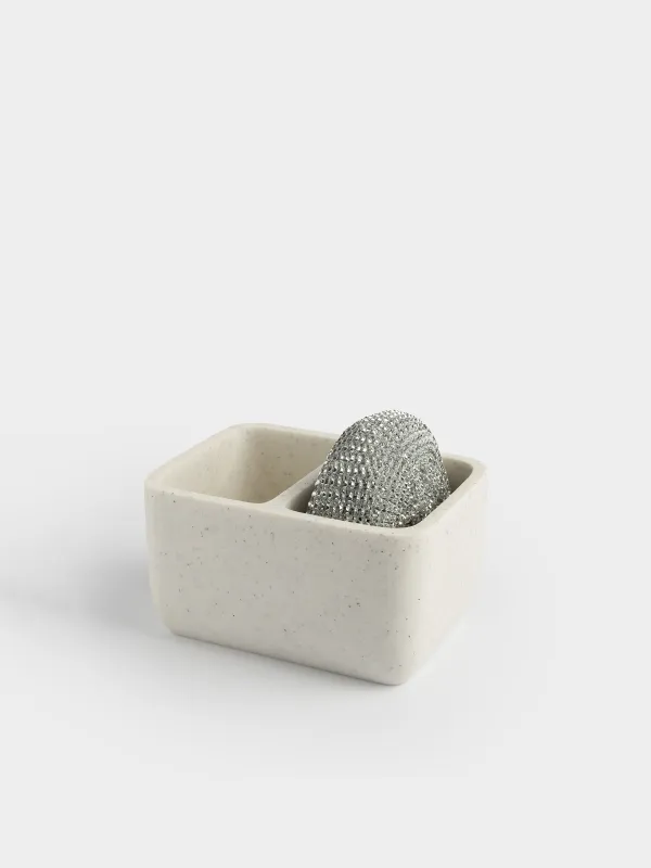 Ас үй губкасына арналған органайзер, 12 см, 2 бөлік, полирезин, құм, Dune, image-1