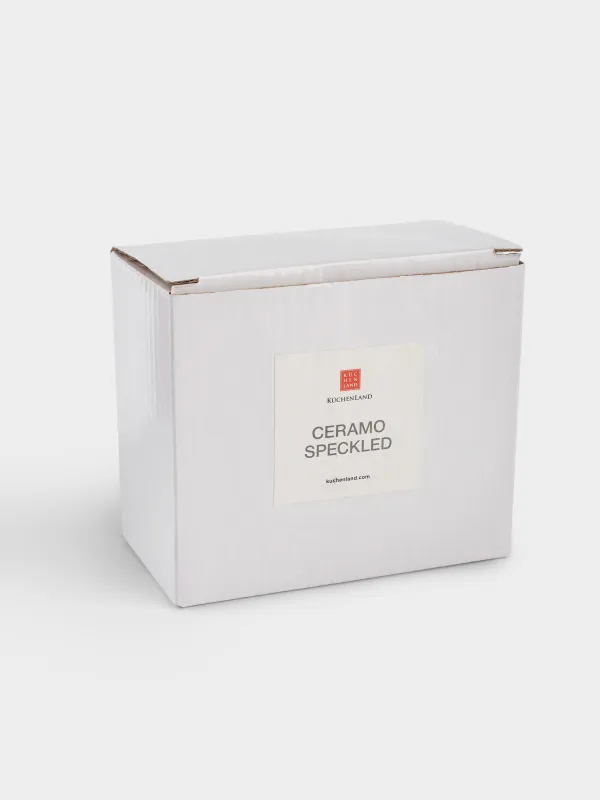 Набор для соли и перца, 8 см, керамика D, молочно-бежевый, в крапинку, Ceramo speckled, image-5