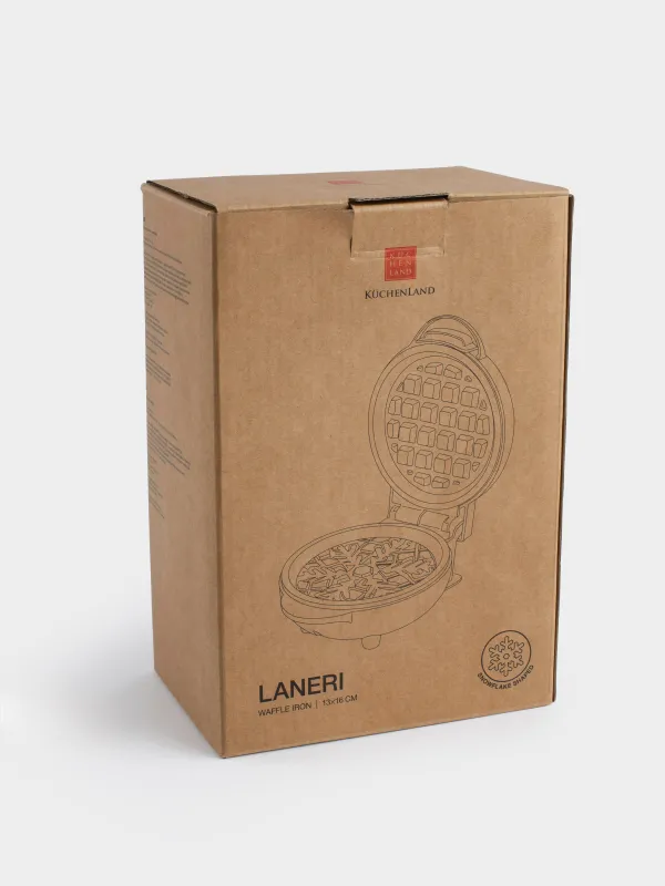 Вафли қалыбы, электрлік, 550 Вт, бакелит/металл, түс, Қар ұшқыны, Laneri, image-7